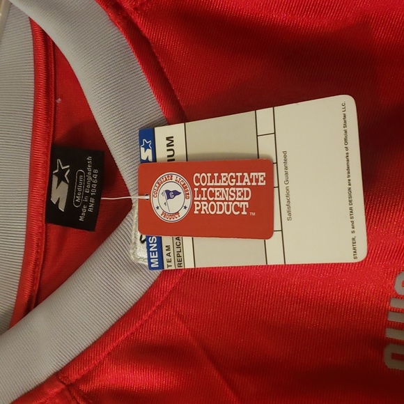 Starter Ohio State jersey Mens medium NWT - Picture 3 of 3